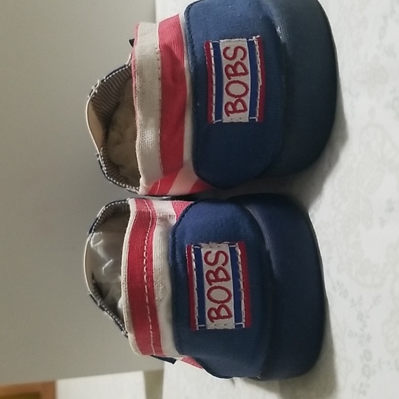 BOBS from Skechers Women' s Red/white/blue Slip On Shoes 9 - Picture 6 of 7